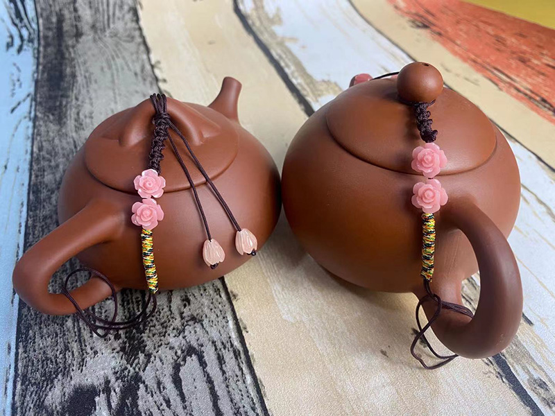 茶壶绳编织编织西施壶石瓢壶茶壶盖绳子紫砂壶茶杯绑壶绳系壶绳茶具