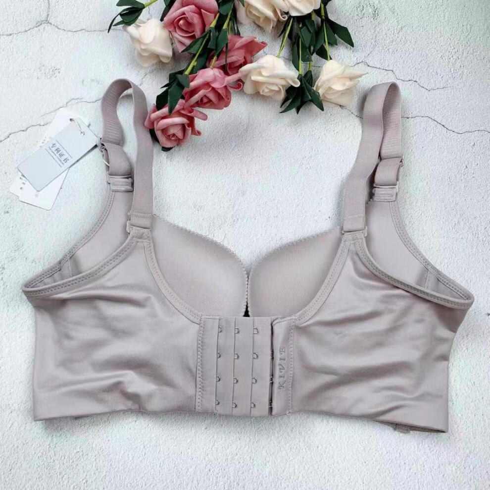 kivie金薇内衣官方无钢圈聚拢金微呼吸高端款薄款文胸夏季呼吸款香槟