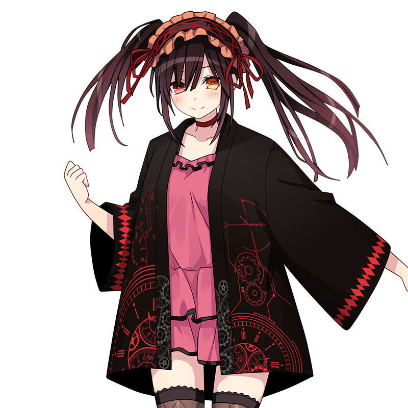 约会大作战动漫周边时崎狂三羽织浴袍外套二次元和风日式披风【预售3