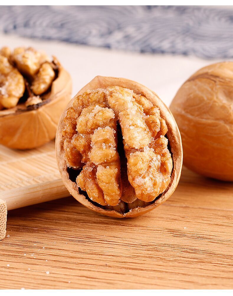 椒盐味新疆薄皮核桃新货坚果熟核桃营养坚果孕妇老少皆宜薄皮核桃椒盐