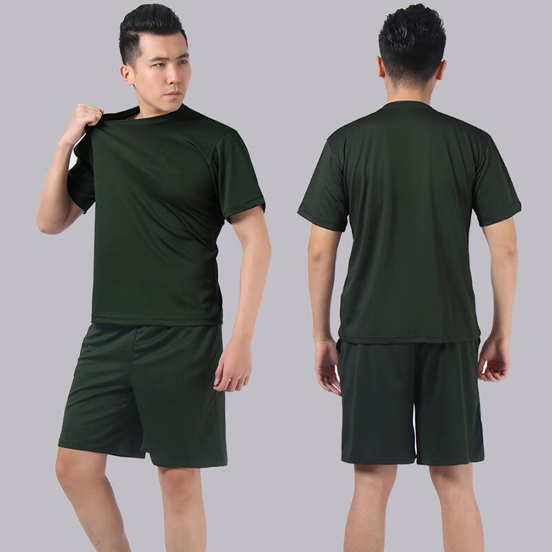 空军体能训练短袖短裤体能服t恤套装军迷服套男体能服短裤战术夏季速