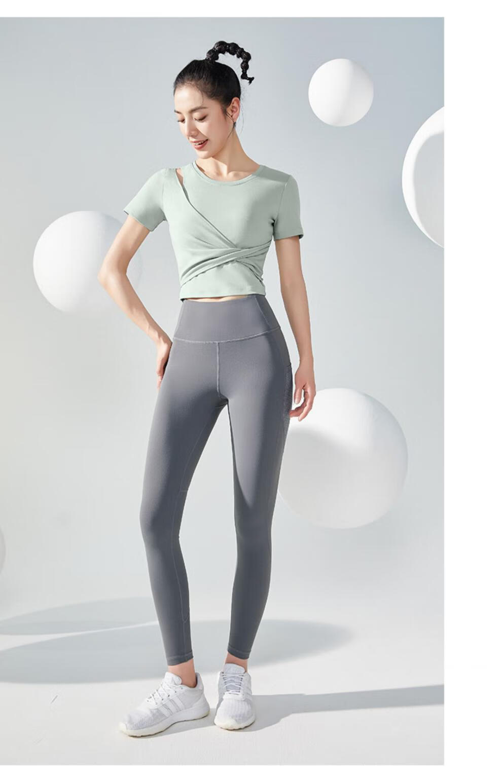 瑜伽服露露lemon女衣运动健身服套装晨跑普拉提跑步健身房短袖修身上