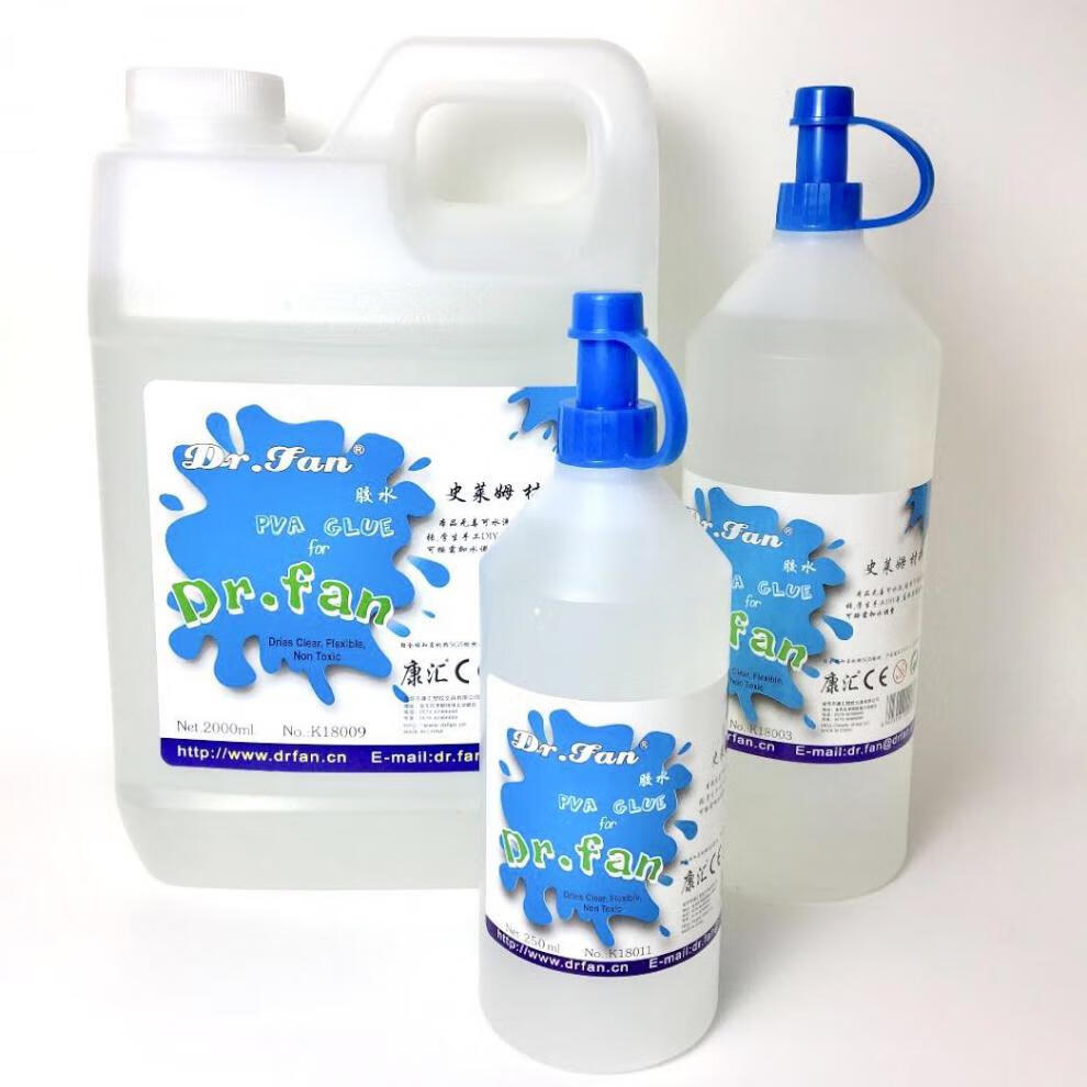 透明胶水升做泥液体胶l大桶装diy手工史莱姆起泡胶康汇白胶250ml