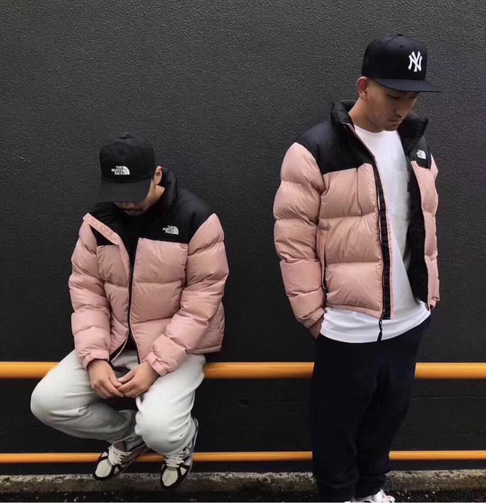 北面(the north face)韩版1996鹅绒保暖轻短款服男女 绿色21款 62e