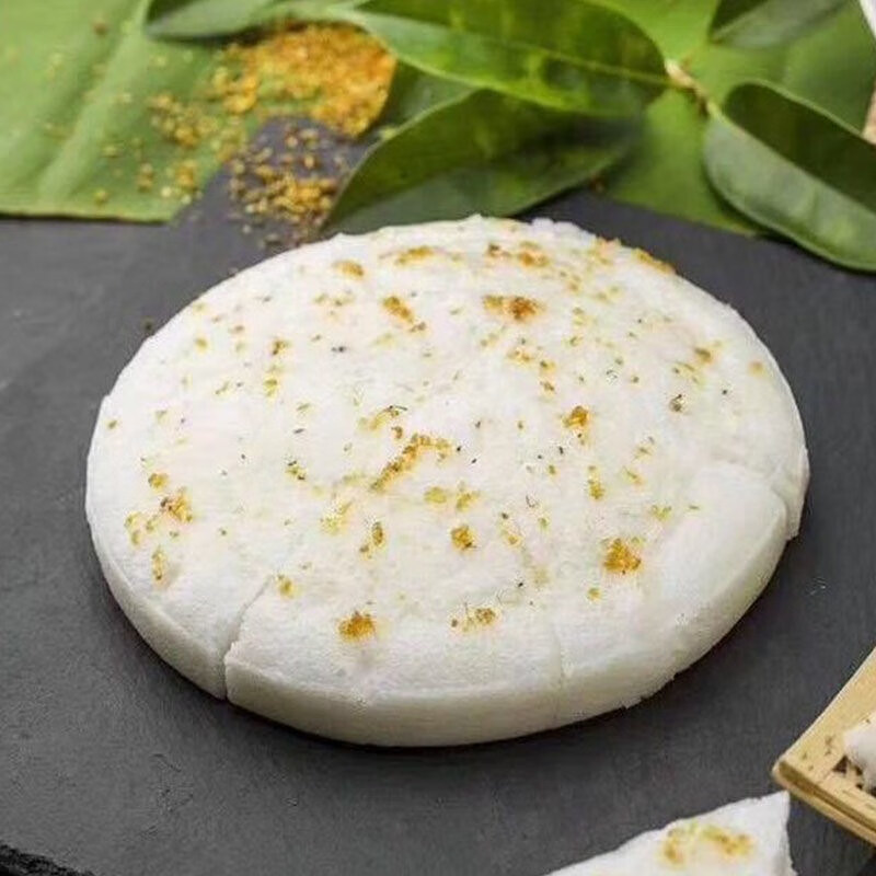 栗子桂花糕模具花瓣糕模具免切桂花糕糕模具圆形蒸盘水塔糕塑料模具蒸