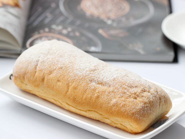 圣诞节帕尼尼面包胚恰巴塔面包健身代餐早餐面包100g帕尼尼包胚100gx6