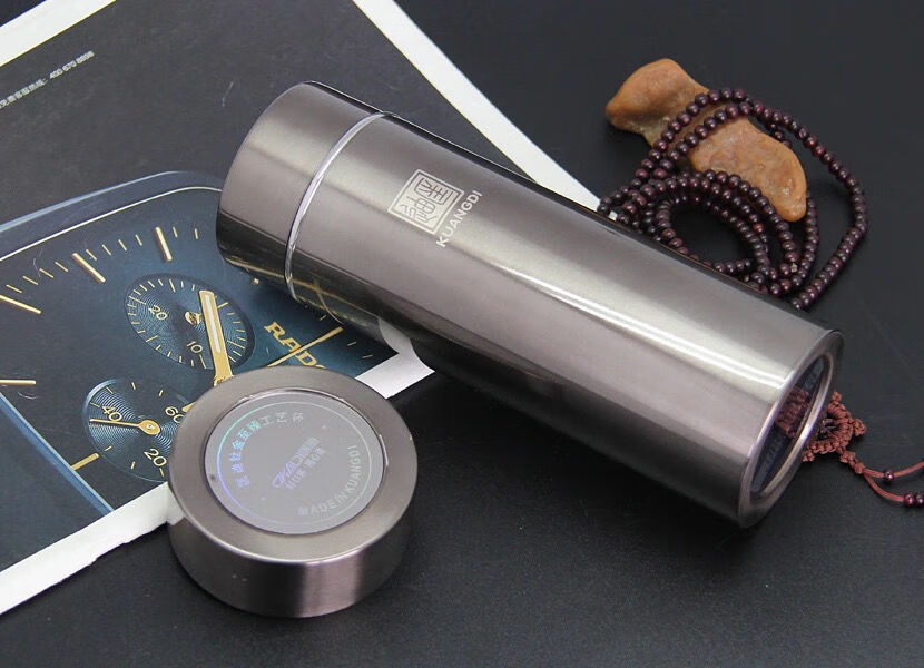 男批发礼品杯定制广告杯304不锈钢钛金杯锥形杯280ml送礼盒杯刷除垢剂