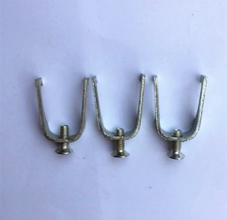 管管卡 丝杆吊卡子铁质 20 25 32 40 50 20龙骨卡(带m6螺丝)【图片