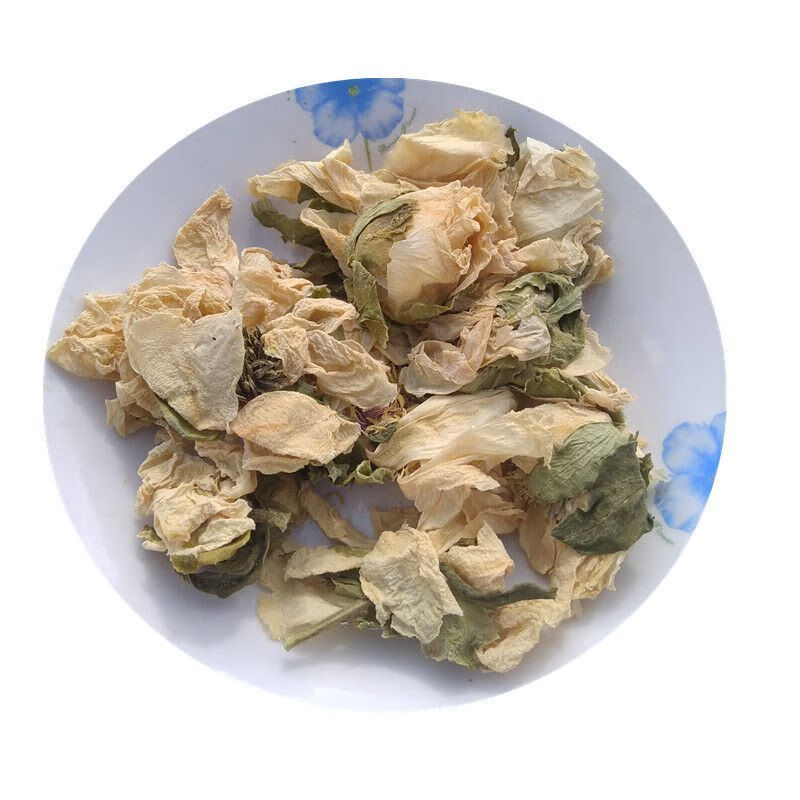 白牡丹花 中药材白牡丹花茶整朵干花一朵牡丹全花茶 500克【图片 价格