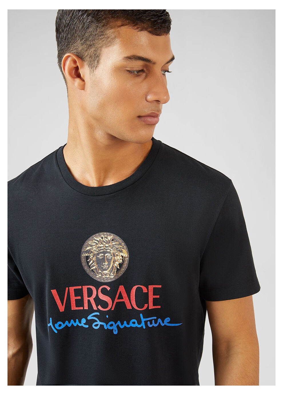versace范思哲男装2020年新款男士棉质美杜莎头像印花短袖t恤衫送礼