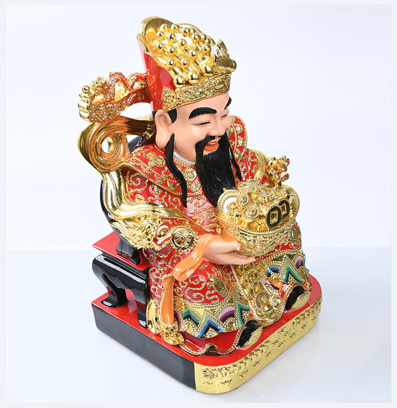 财神爷摆件家用佛像范蠡公司开业大文财神神像供奉办公室店铺 24