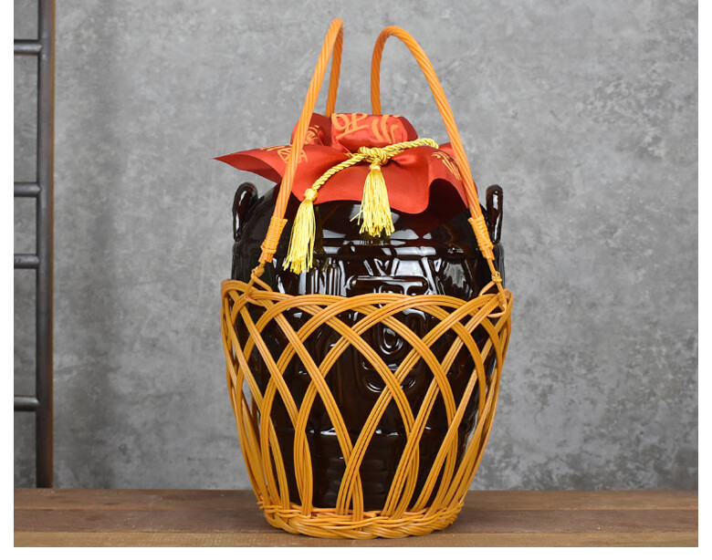 紫砂陶瓷酒瓶宜兴10斤装酒坛酒灌带盖密封土陶仿古加厚窖藏存酒10斤