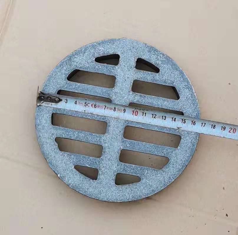 铸铁内插式简易地漏养殖地漏pvc110管承插承重地漏桥梁泄水管篦子160
