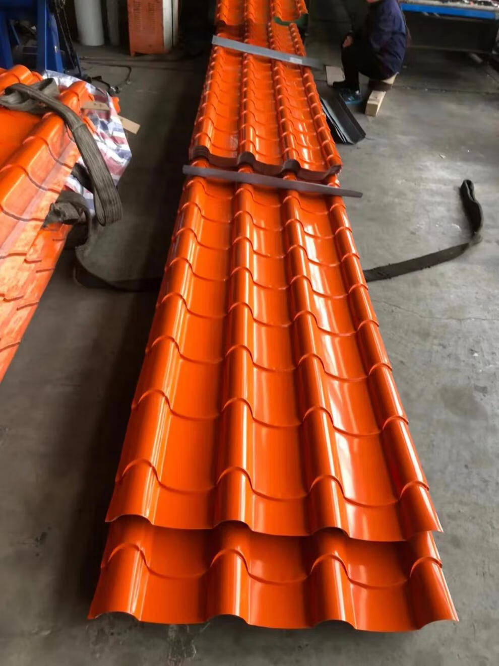 3003防腐铝瓦楞板合金屋面厂房瓦片屋顶铝瓦定制铝合金瓦 彩铝滴水