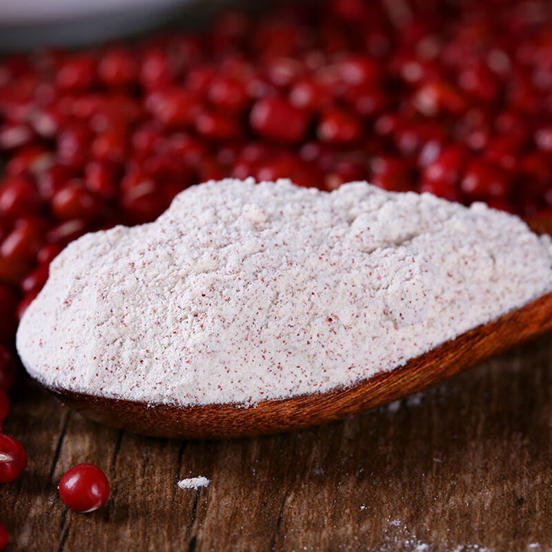 宜享健康红小豆面粉 生红豆粉 生粉五谷杂粮面粉现磨红豆面粉 无添加