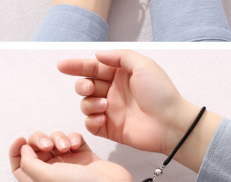 头绳情人节礼物送给男朋友的小皮筋少女心发绳女 两条蓝色 两条粉色