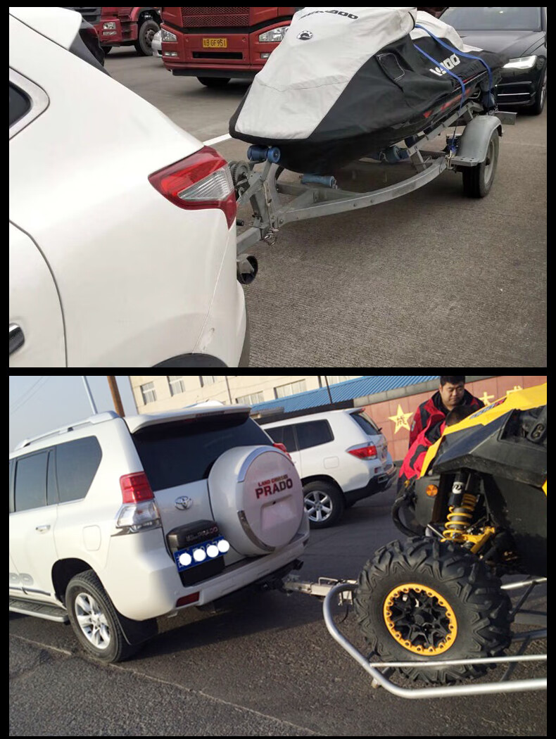 适用于奔驰glc200glc260300改装拖车杠拖车钩流氓后托勾牵引脱钩款式