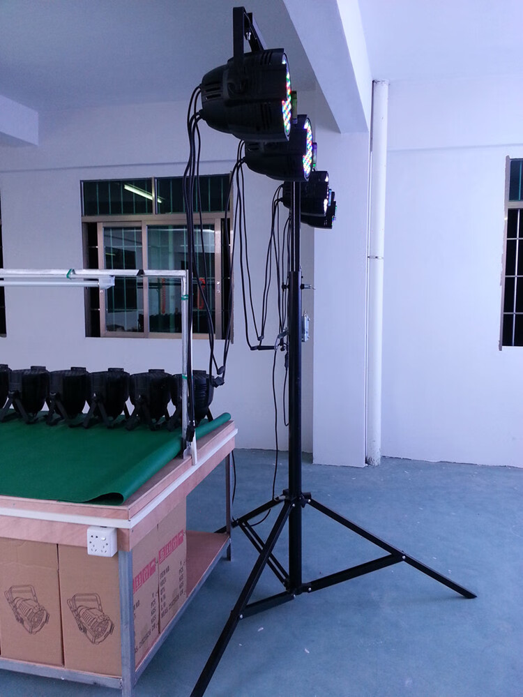 加厚升版4米手摇升降灯架重型帕灯支架三脚灯光架流动灯架led帕灯支架