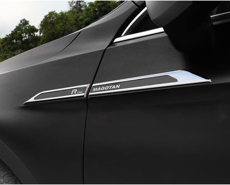 适用于适用17-20款大众迈腾b8改装配件装饰迈腾叶子板侧标车贴车标