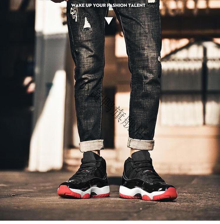 【官方自营旗舰】aj11白蛇蓝蛇传奇蓝低帮篮球鞋乔11康扣大魔王黑白