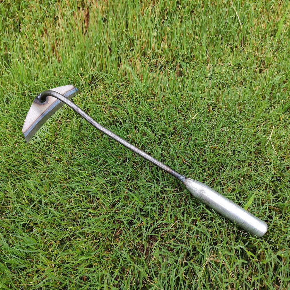 花锄草锄木柄全钢小锄头园林除草农具农用翻地松土器园艺工具种菜