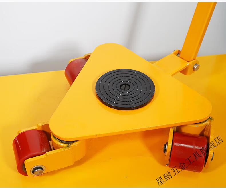 2t万向搬运坦克车地牛小坦克重型旋转搬运车重物移位器坦克轮 5吨胶轮