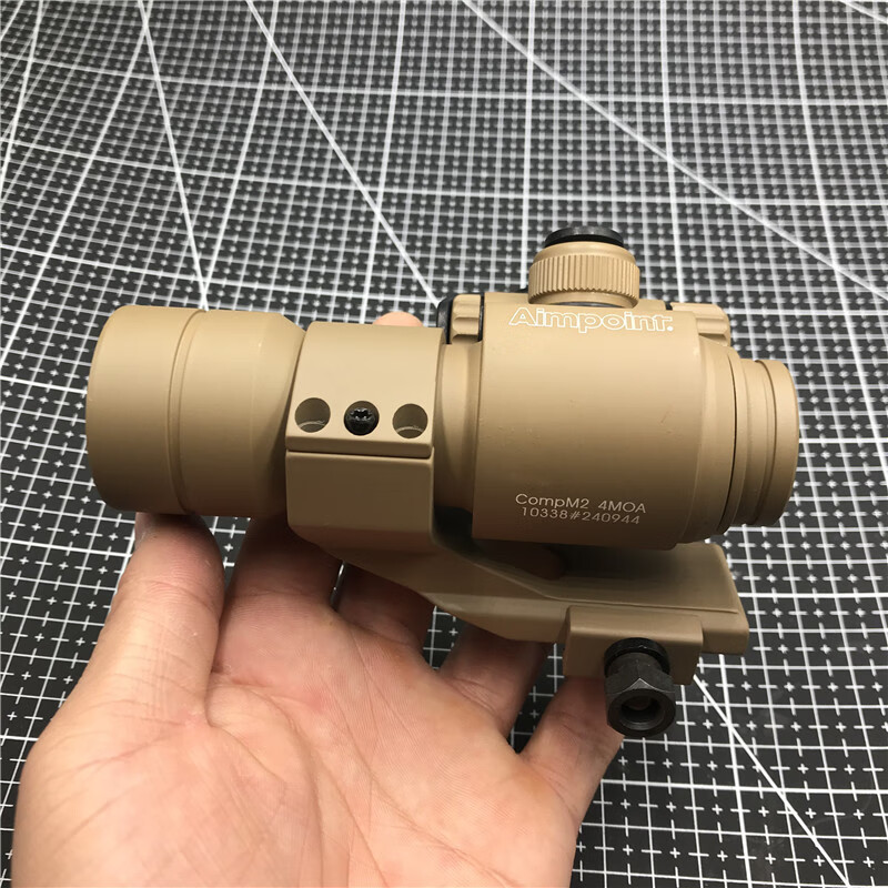 户外aimpointm2红点瞄准镜红膜高透光全息瞄准器m2还原版直臂黑色标准