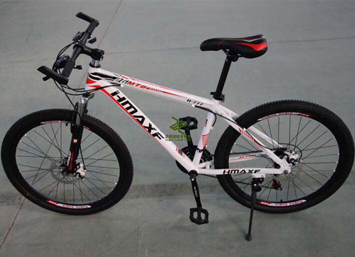 黑马自行车 旋风自行车21速山地车碟刹减震单车男女学生山地车自行车