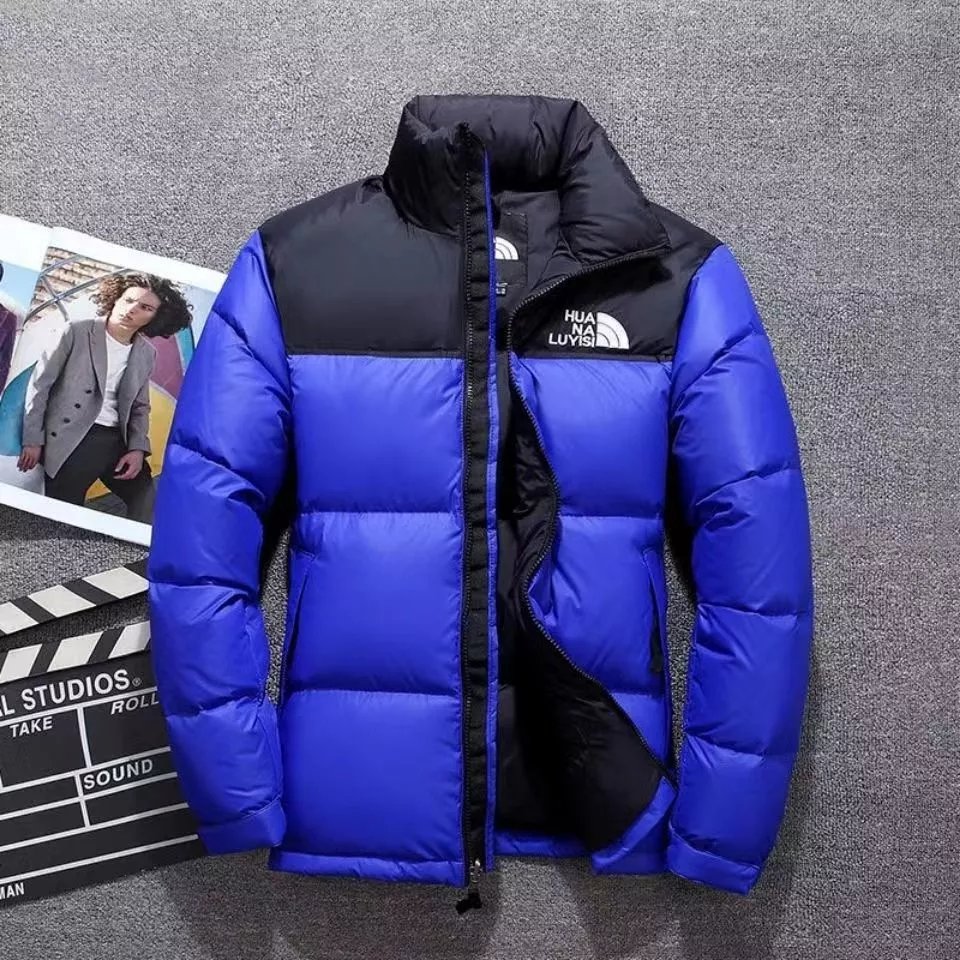 北面(the north face)羽绒服彩虹1996美版户外野营保暖外套男女情侣短