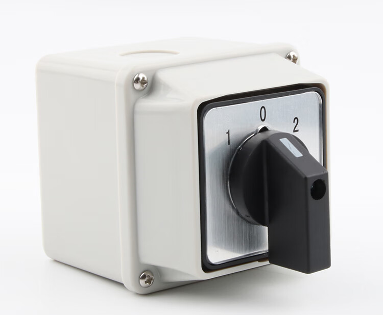 定制转换开关带盒lw26203三档旋转正反转双电源切换防水隔离