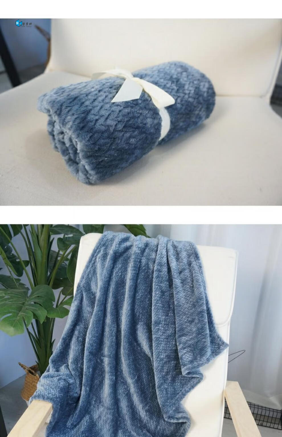 飞机上用的航空薄毯子小毛毯空调毯办公室迷你盖腿午睡午休膝盖毯航空