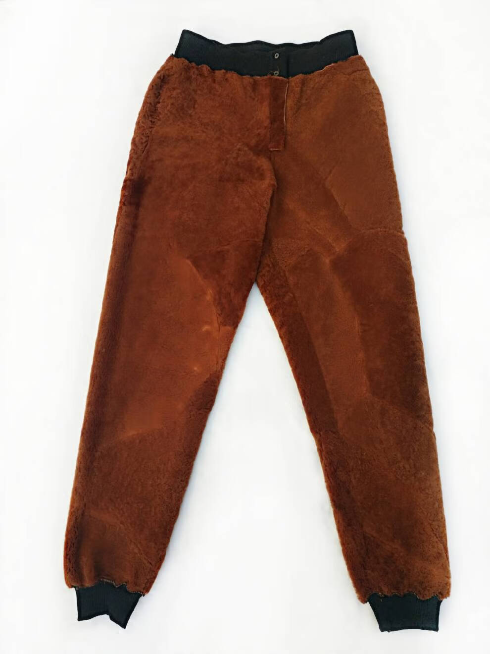 羊毛皮裤毛皮一体男式加厚真皮裤内带羊毛皮羊剪绒皮毛一体裤子羊皮