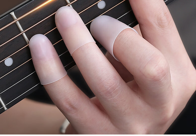 吉他手指套弹吉他手指套左手防痛保护手指辅助神器尤克里里配件按弦
