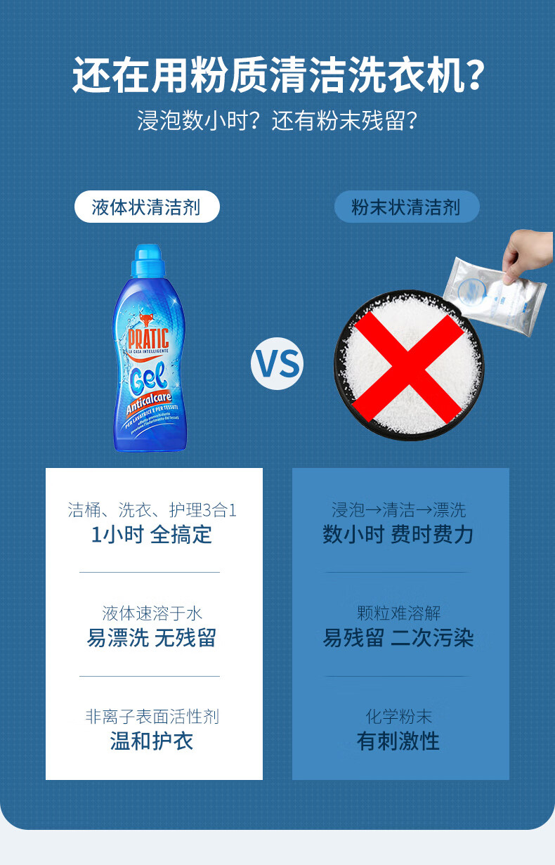 狐狸爸·爸洗衣液狐狸爸爸滚筒波轮洗衣机槽清洗剂液体清洁除垢清洁剂