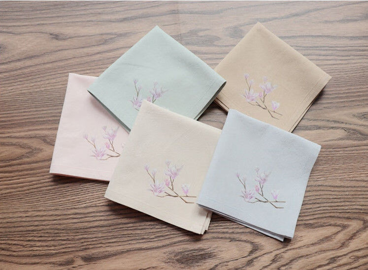 熹卡龙新品古风手帕方巾定制擦汗中国风古风古代手帕随身女士生日创意