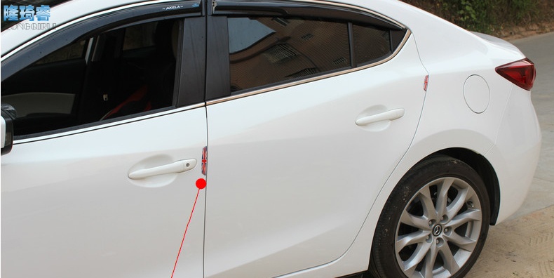 车门防撞条车门把手贴汽车划痕门碗保护贴防刮蹭后视镜防撞条wrc白色