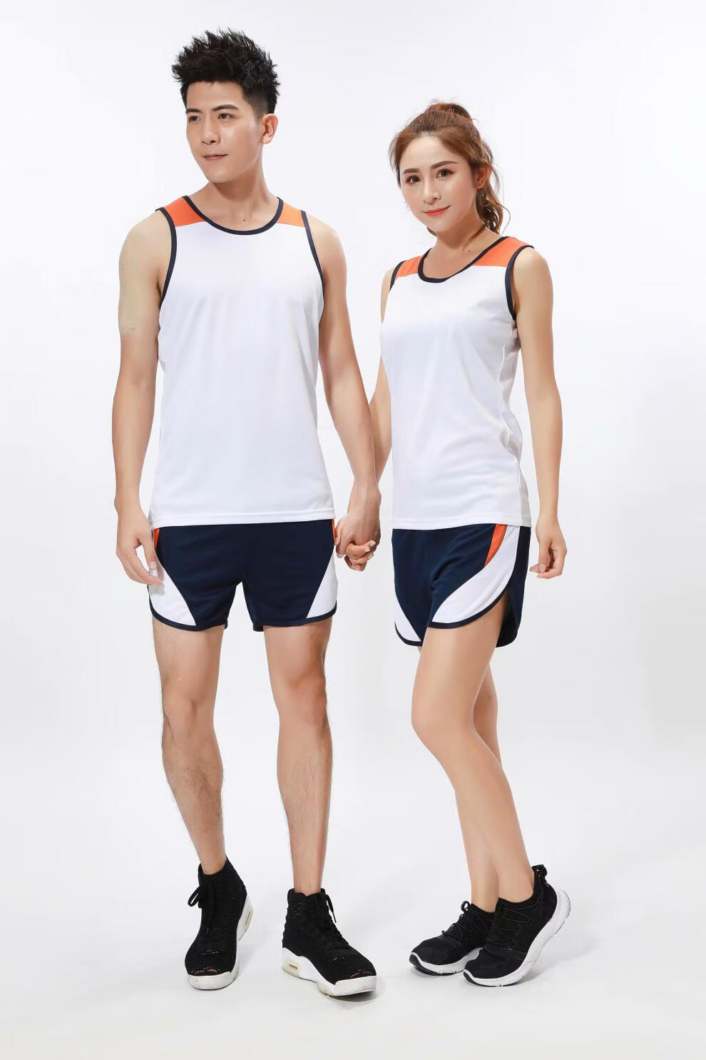 支持国货李·宁田径服套装男女学生跑步运动服比赛训练背心平角短裤可