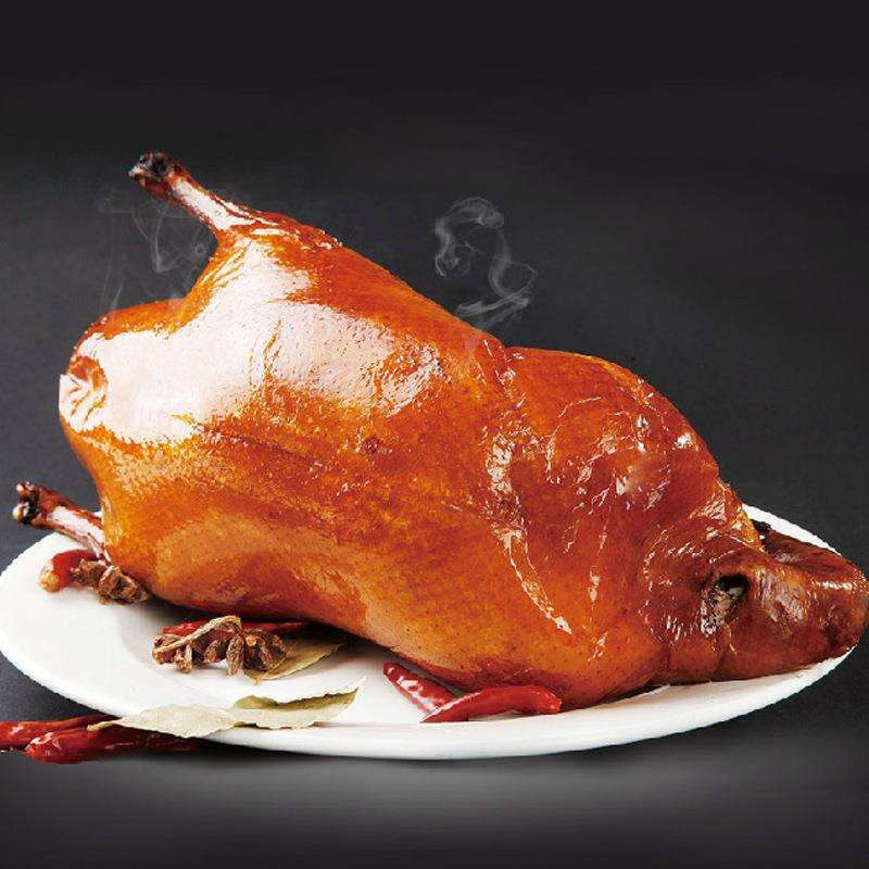 老南京水西门盐水鸭咸水鸭脆皮烤鸭整只即食带卤真空礼盒1500g 半只