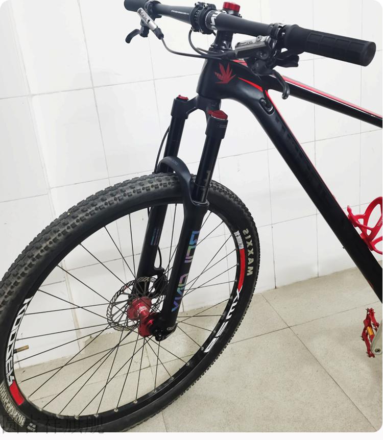 rockshox前叉2627529寸山地车同款阻尼龟兔线控气压减震气叉26寸锥管