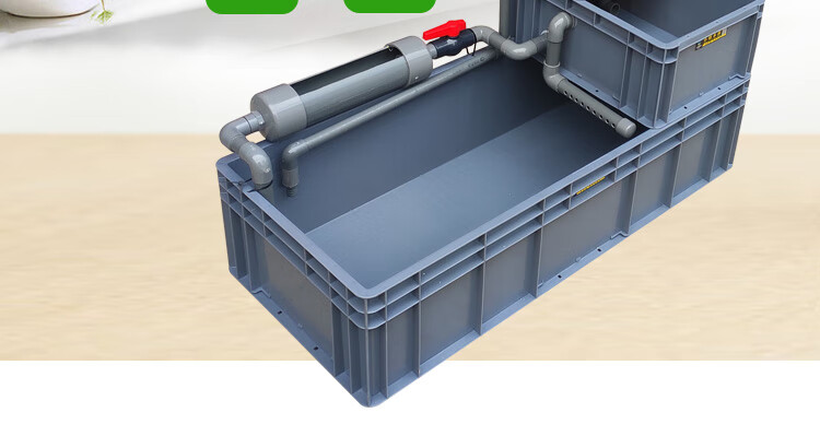 乌龟周转箱小型水道生态缸内循环净水增氧过滤一体鱼龟两用可定制 90