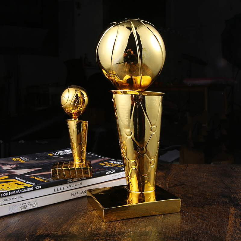 nba总冠军奖杯nba奥布莱恩杯篮球纪念品定制勇士库里模型20cm原版