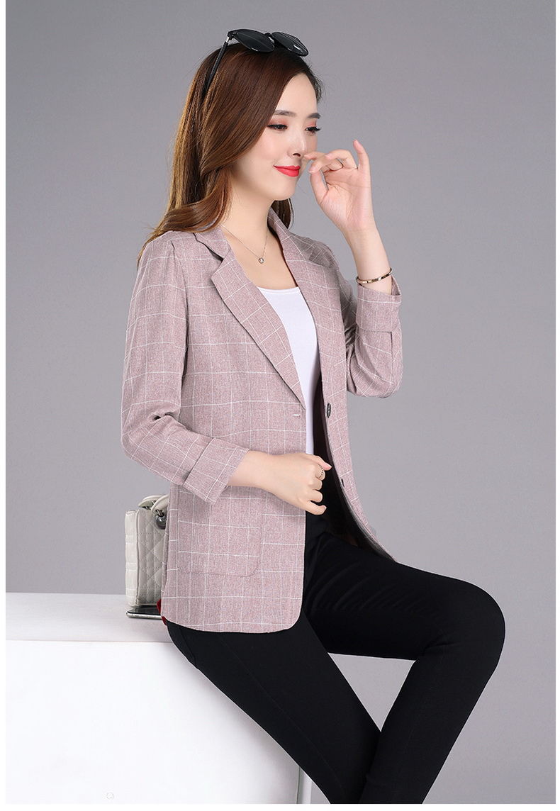 60京选品质40岁50妈妈春秋装外套中老年人短款小西装中年女装上衣