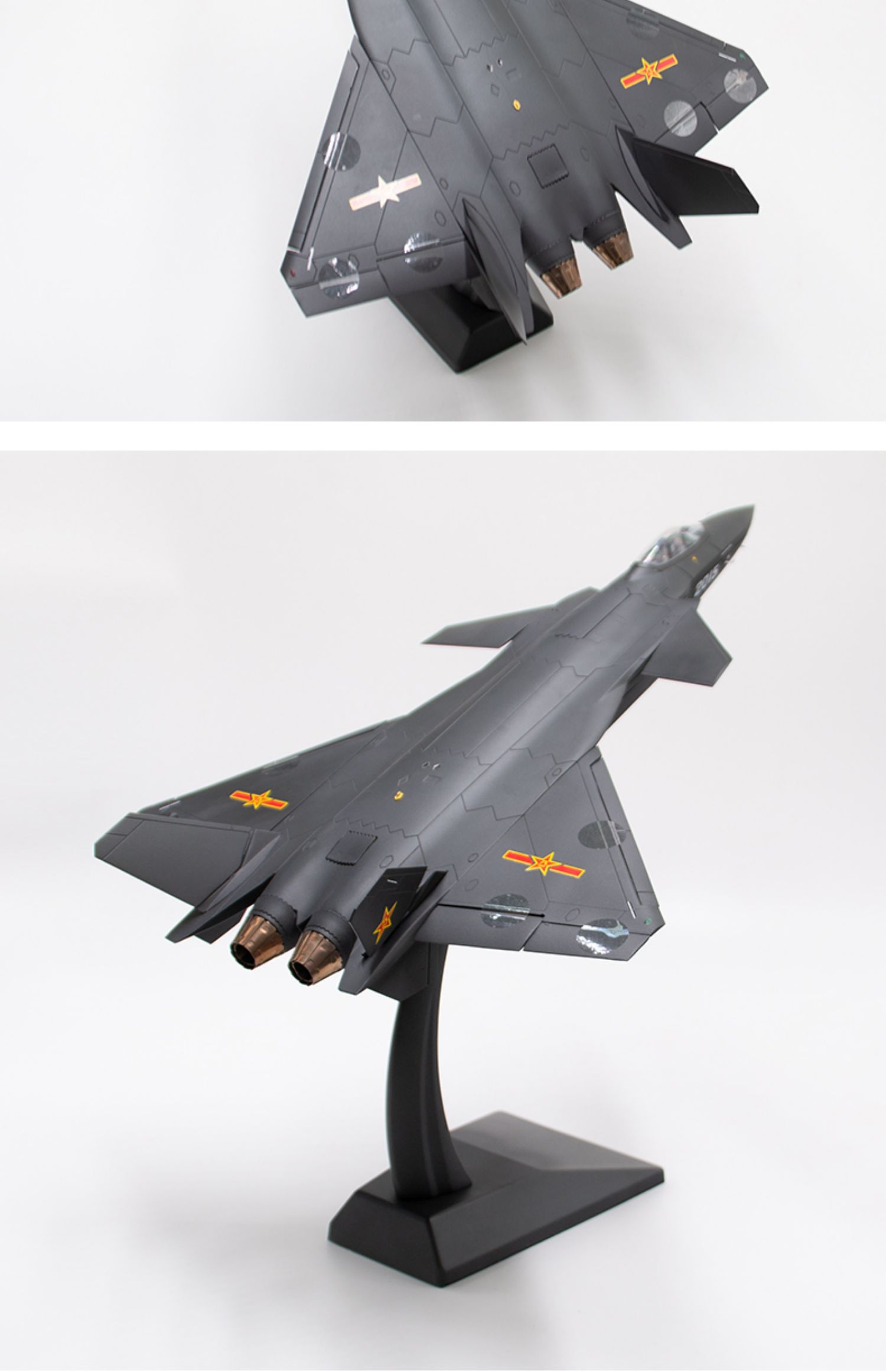 歼20飞机模型148精仿歼20隐形战斗机模型军事男人生日礼物