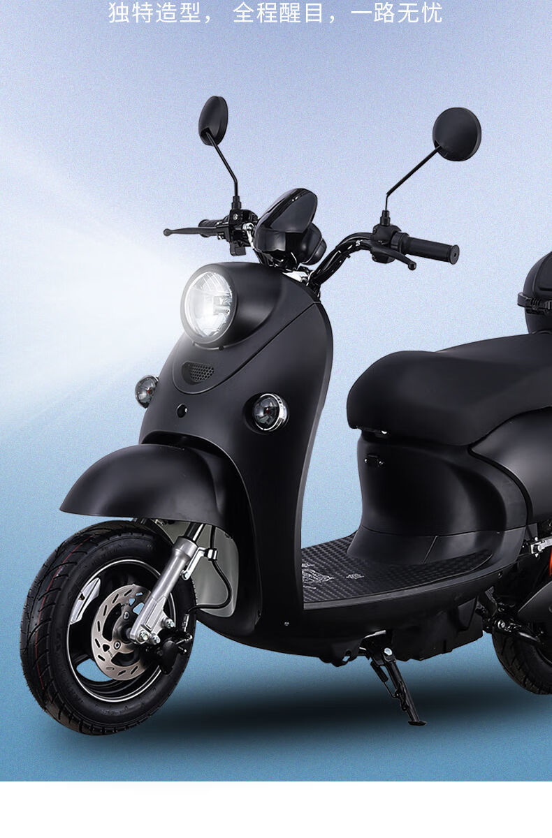 新款小龟王电动车60v72v电瓶车成人男女士长跑电动摩托车经典小叮当送