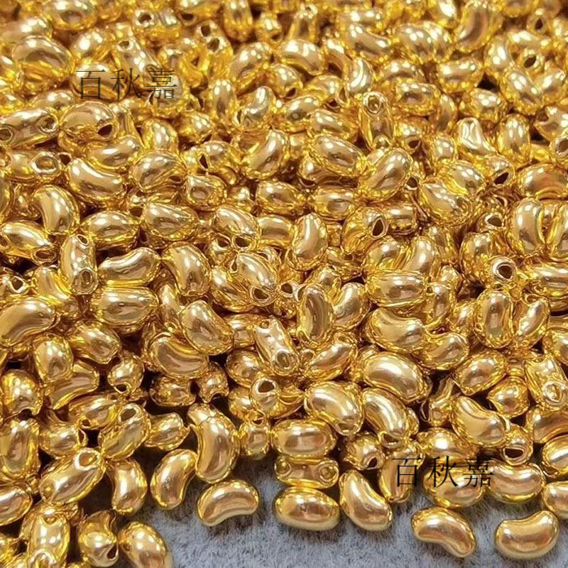 老凤凰金999网红相思豆生日金豆子手编绳本命年红绳黄金手链生日百秋