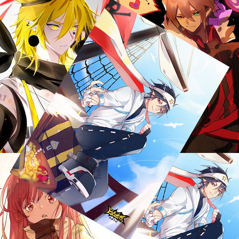 凹凸世界海报动漫画周边高清宿舍房间墙贴壁纸雷狮卡尔安迷修格瑞