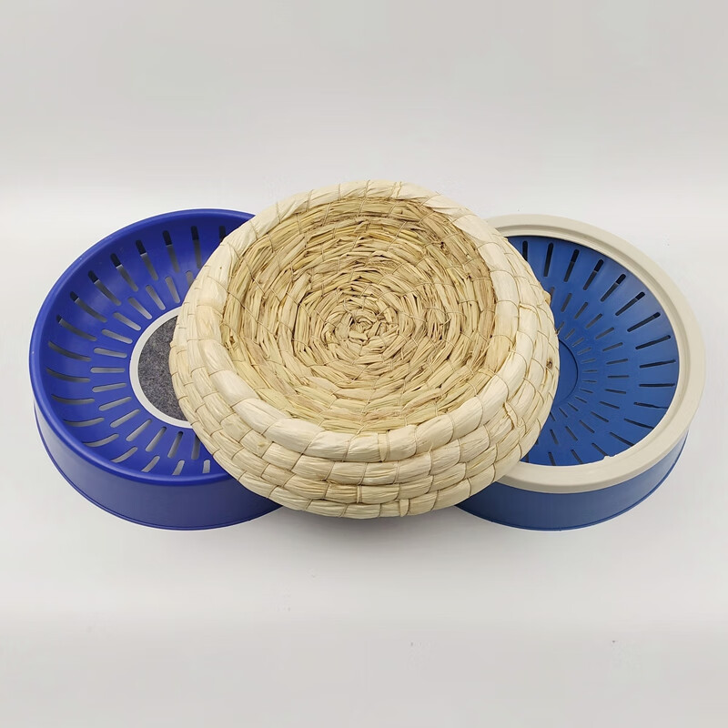 鸽子窝草窝塑料玉米皮防翻孵蛋下蛋巢盆抱窝鸽子蛋窝信鸽用品用具 5个