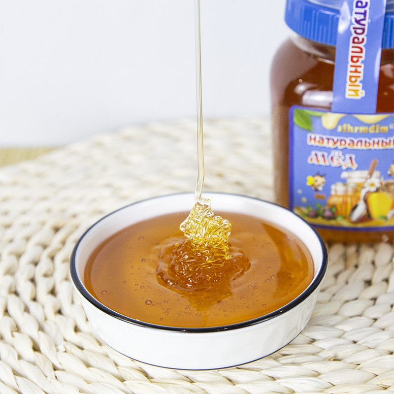 俄罗斯正宗蜂蜜原装进口椴树蜜百花蜜500g1000g1250g天然结晶百花蜜