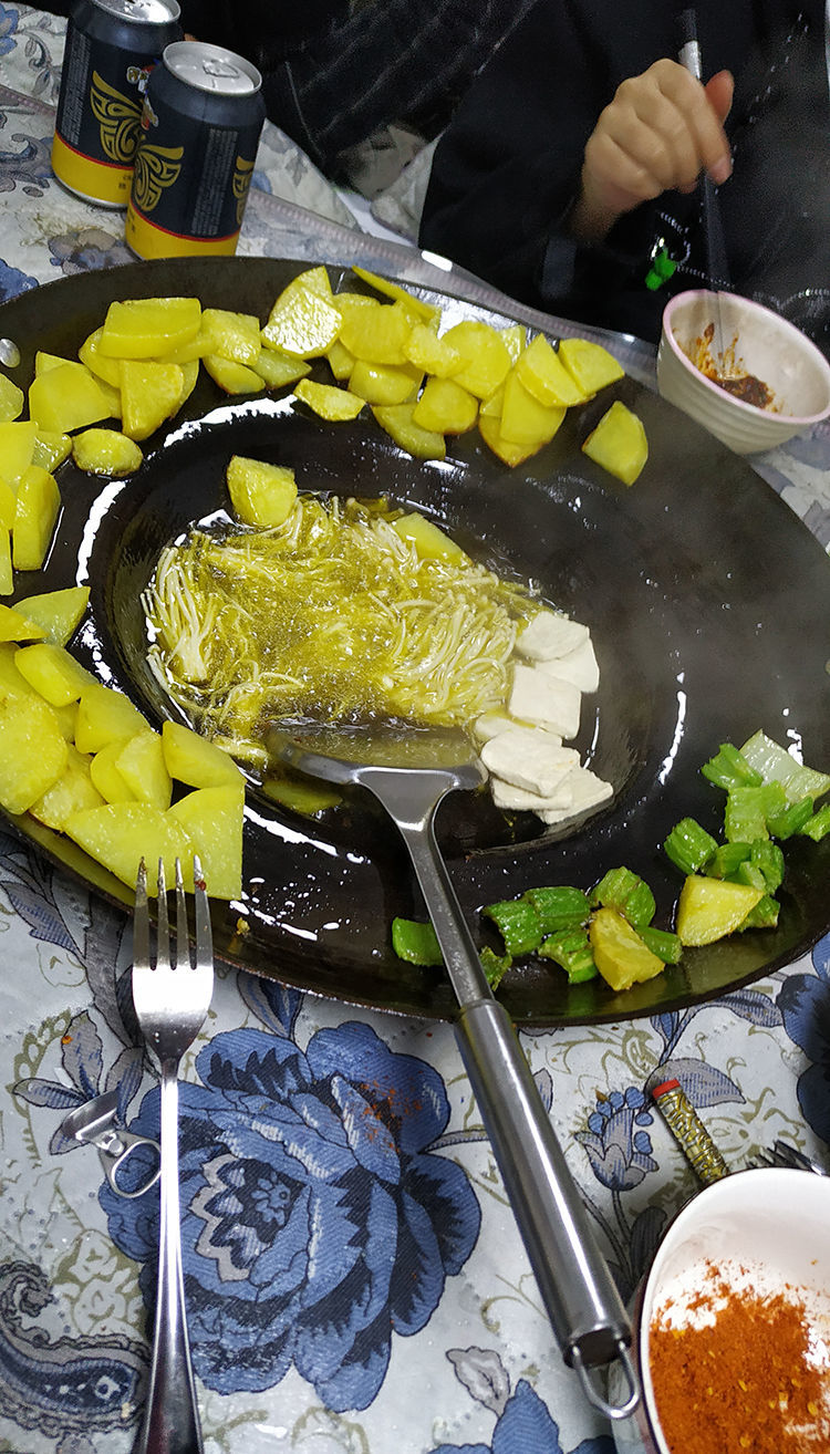 罗锅罗锅凹锅贵州烙锅罗锅家用商用电磁炉燃气涮烤一体不粘凹凸平底炸