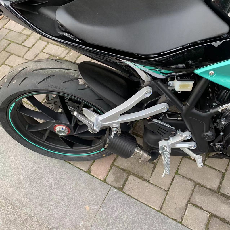 凯越321rr排气适用321r摩托车321rr改装短排气管尾段排气改装款式四